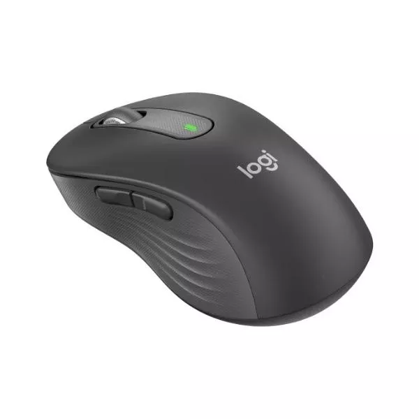 Wireless Mouse Logitech M650 L Signature, Optical, 400-4000 dpi, 5 buttons, 1xAA, 2.4GHz/BT, Black