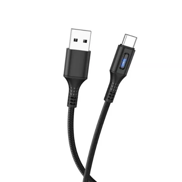 HOCO U79 Admirable smart power off charging data cable for Type-C 1,2m