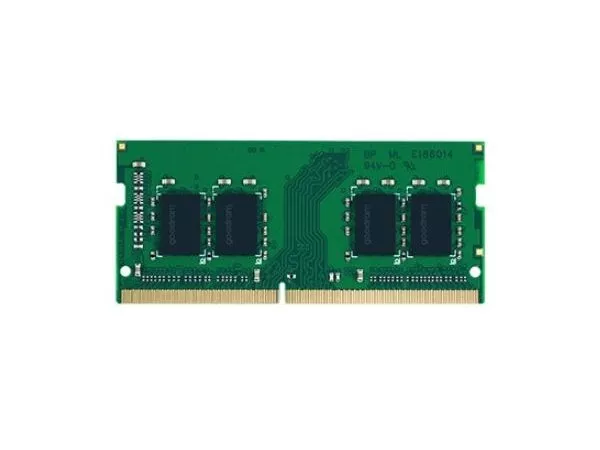 16GB DDR4-2666 SODIMM  GOODRAM, PC21300, CL19, Single Rank, 2048x8, 1.2V