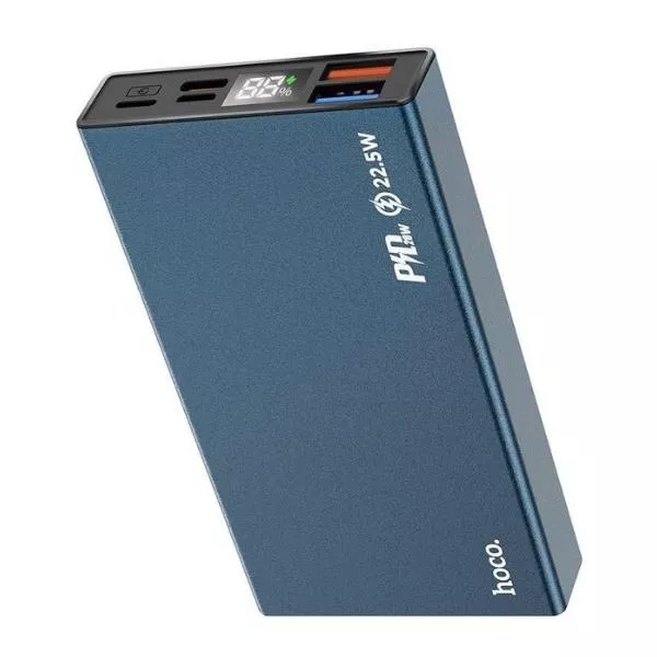 HOCO CJ8 Fully compatible fast charge power bank(10000mAh), blue