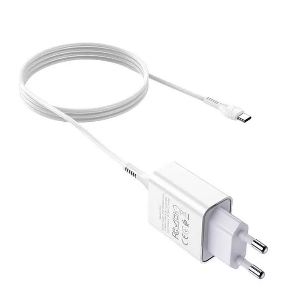 HOCO C81A Asombroso single port charger set (Type-C)(EU) white