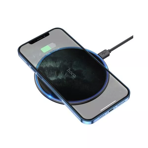 HOCO CW6 Pro Easy 15W charging wireless fast charger black