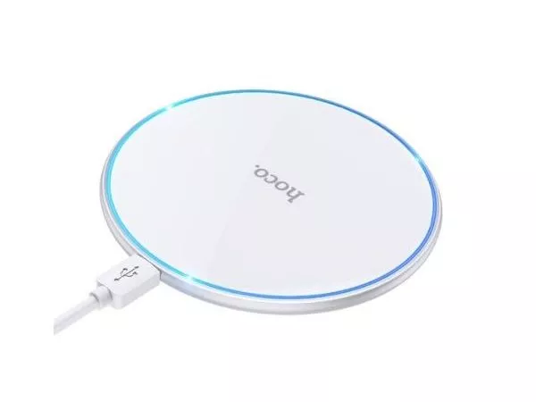 HOCO CW6 Pro Easy 15W charging wireless fast charger white white