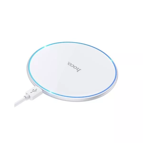 HOCO CW6 Pro Easy 15W charging wireless fast charger white white