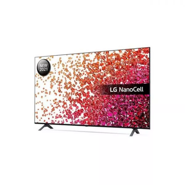 65" LED TV LG 65NANO756PA, Black (3840x2160 UHD, SMART TV, DVB-T/T2/C/S2)