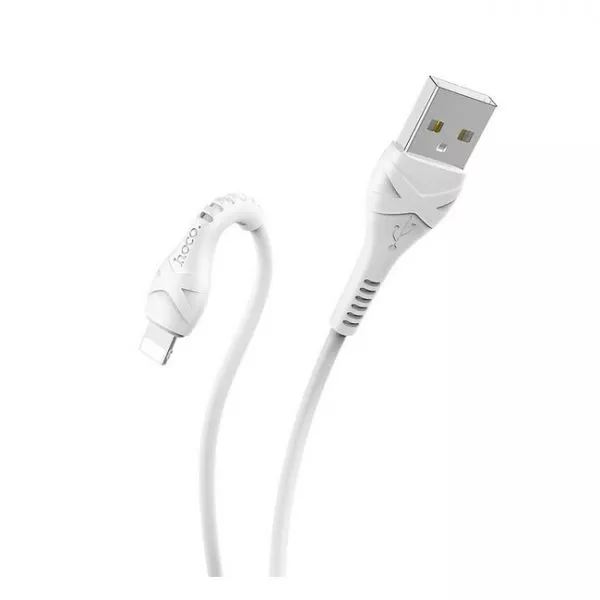 Hoco X37 Cool power charging data cable for Lightning (1.0m) White