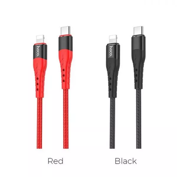 HOCO U64 Type-C to Lightning Superior PD charging cable (1.2m) black