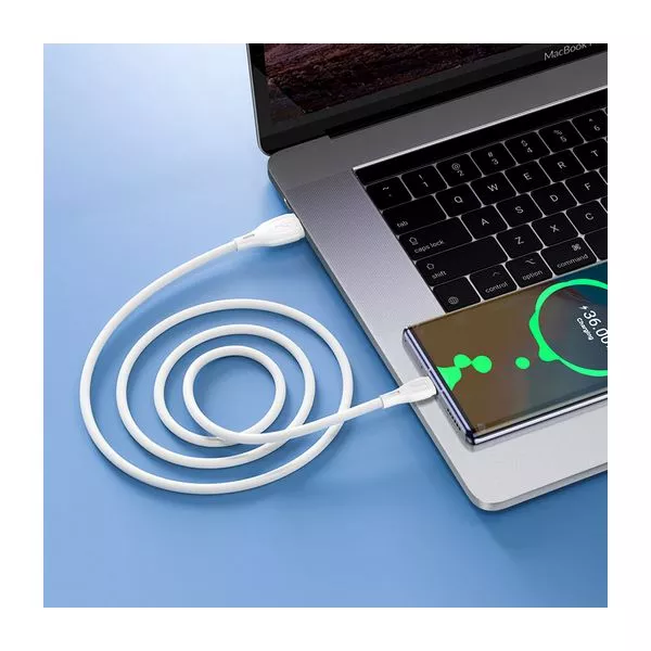 HOCO X61 Ultimate silicone charging data cable for Type-C black