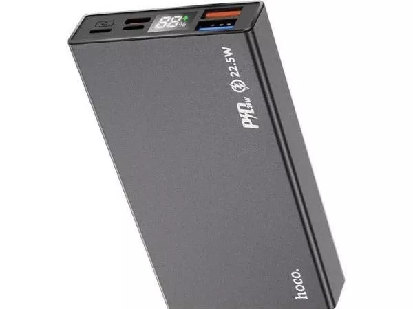 HOCO CJ8 Fully compatible fast charge power bank (10000mAh) metal gray