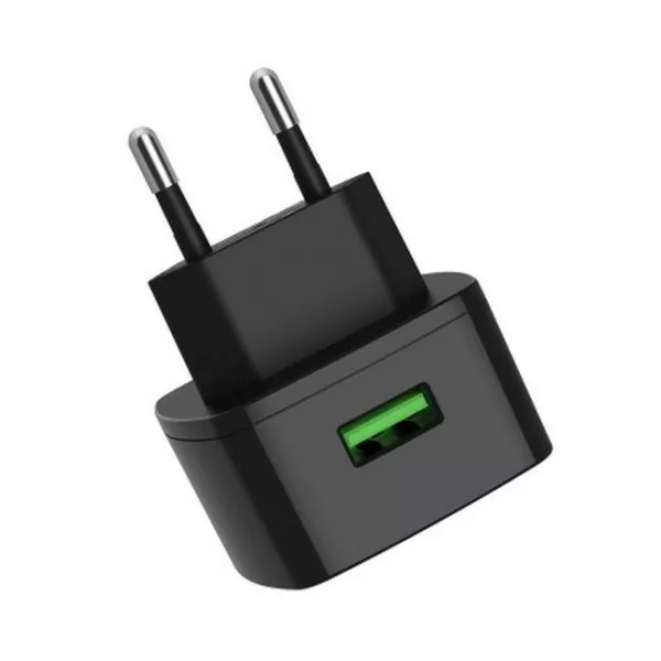 HOCO C70A Cutting-edge single port QC3.0 charger (EU) black