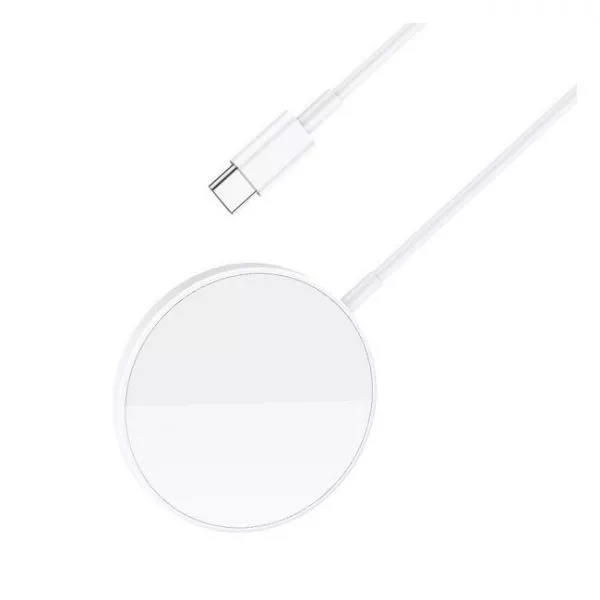 HOCO CW34 Soarer magnetic 2 in 1 wireless fast charger white