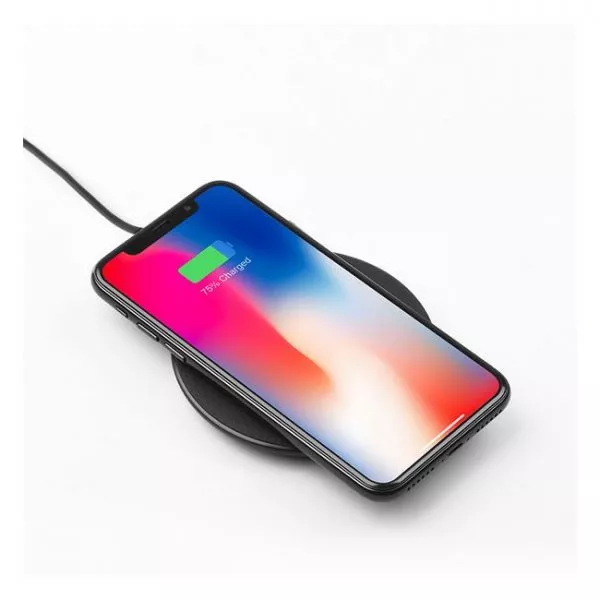 HOCO CW14 round wireless charger black