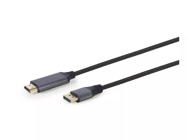 Cable  DP to HDMI   4K, 1.8m Cablexpert, CC-DP-HDMI-4K-6