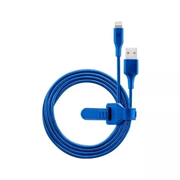 Lightning Cable Cellular, Strip MFI, 1M, Blue
