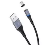 Magnetic Micro-USB Cable XO, NB125, Black