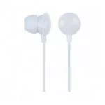 Gembird MHP-EP-001-W "Candy" - White, In-ear earphones,1.2 m, 3.5 mm stereo audio plug, box packing