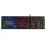 Gaming Keyboard Bloody B500N, Mecha-Like, Neon Glare, Game Mode, Water-Resistant, Black, USB