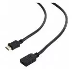 Cable HDMI male to HDMI female 3.0m Gembird male-female, V1.4, Black, CC-HDMI4X-10