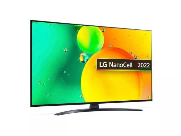 50" LED TV LG 50NANO766QA, Black (3840x2160 UHD, SMART TV, DVB-T/T2/C/S2)