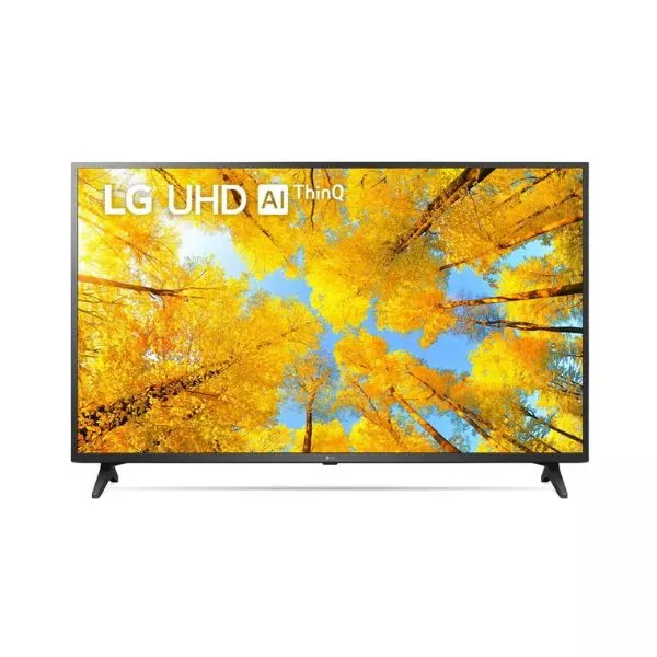 50" LED TV LG 50UQ75006LF, Black (3840x2160 UHD, SMART TV, DVB-T2/C/S2)