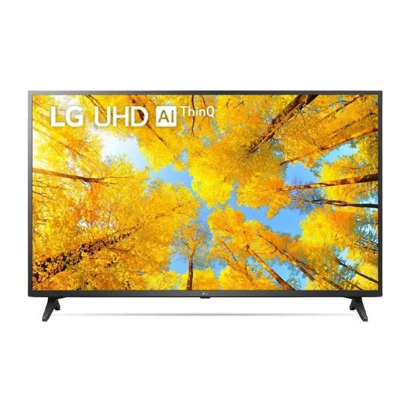 55" LED TV LG 55UQ75006LF, Black (3840x2160 UHD, SMART TV, DVB-T2/C/S2)