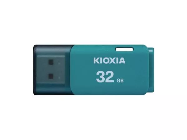 32GB USB2.0  Kioxia (Toshiba) TransMemory U202 Light Blue, Plastic, Small design (Read 20 MByte/s, Write 10 MByte/s)