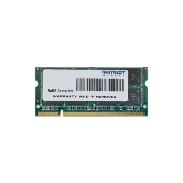 2GB DDR2-800 SODIMM  Patriot Signature Line, PC6400, CL5, 2 Rank, Double-Sided module, 1.8V