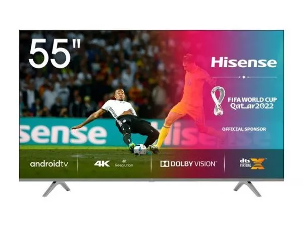 55" LED TV Hisense 55A7400F, Black (3840x2160 UHD, PCI 1500 Hz, SMART TV (Android TV OS), 3 x HDMI2.0, 2 x USB, Display color depth 8bit+FRC, HDR10, H