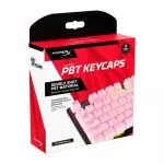 HYPERX Keycaps Full key Set, Pink, RU, Designed to enhance RGB lighting, 104 Key Set, Made of durable double shot PBT material, HyperX keycap removal