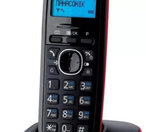 Panasonic KX-TG1611UAR, Red, AOH, Caller ID
