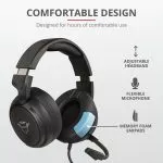 Trust Gaming GXT 433 Pylo Multiplatform Headset, High quality microphone,50 mm driver units for a de
