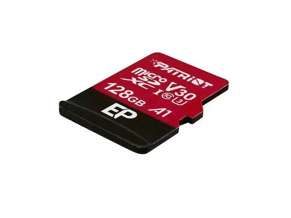 128GB microSD Class10 UHS-I A1 (V30) + SD adapter  Patriot LX Series microSD, Read: 90Mb/s, Write: 80Mb/s