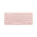 Wireless Keyboard Logitech K380 Multi-Device, Compact, FN key, Bluetooth, 2xAAA, Rose