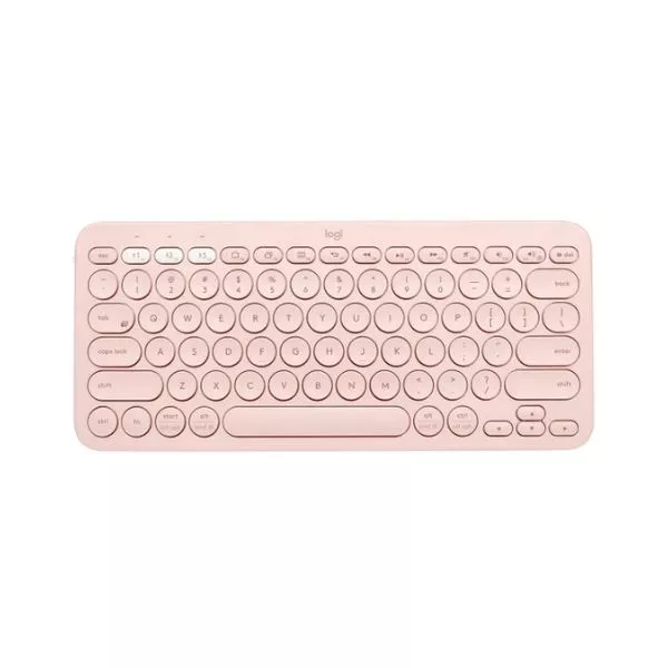 Wireless Keyboard Logitech K380 Multi-Device, Compact, FN key, Bluetooth, 2xAAA, Rose