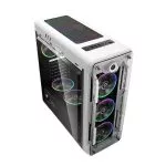 Case ATX GAMEMAX Optical, w/o PSU, 4x120mm ARGB  fans, Fan controller, Transparent, USB3.0, White