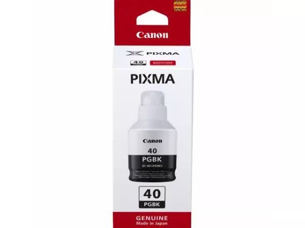 Ink Bottle Canon INK GI-40 BK, Black, 170ml for Canon Pixma G6040, G5040, GM2040