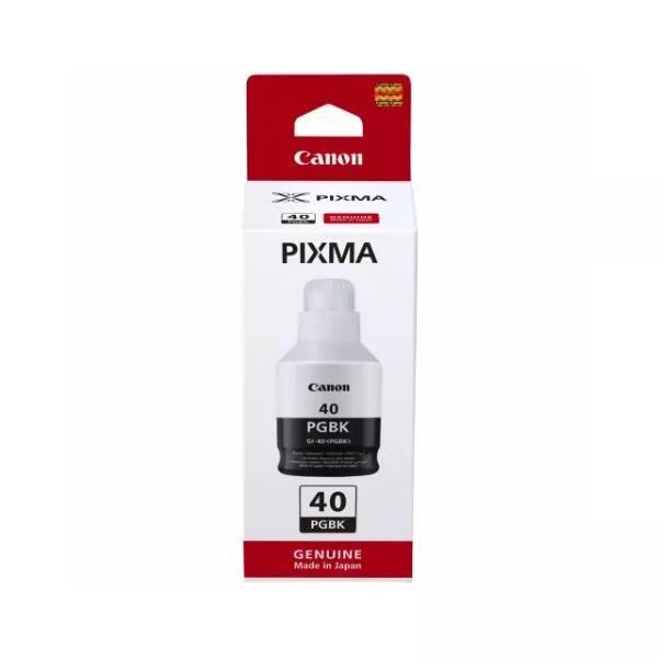 Ink Bottle Canon INK GI-40 BK, Black, 170ml for Canon Pixma G6040, G5040, GM2040