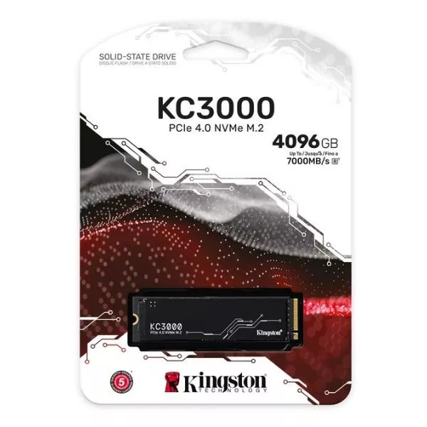 M.2 NVMe SSD 2.0TB Kingston KC3000    SKC3000D/4096G