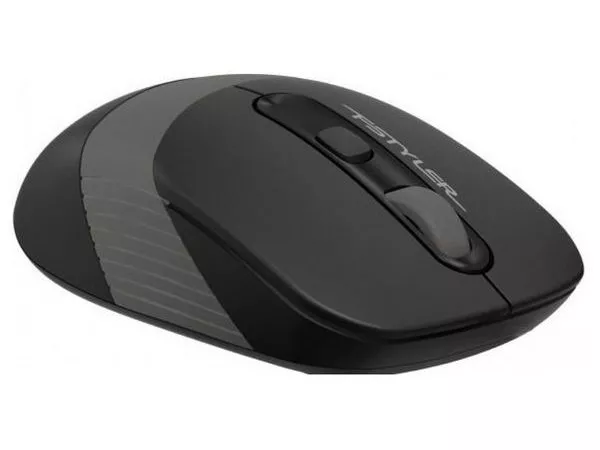 Wireless Mouse A4Tech FG10, Optical, 1000-2000 dpi, 4 buttons, Ambidextrous, 1xAA, Black/Grey, USB