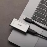 M.2 External SSD 2.0TB  Kingston XS2000, USB 3.2 Gen 2x2, IP55, Sequential Read/Write: up to 2000 MB/s, Includes Rubber Sleeve and USB-C cable, Light,