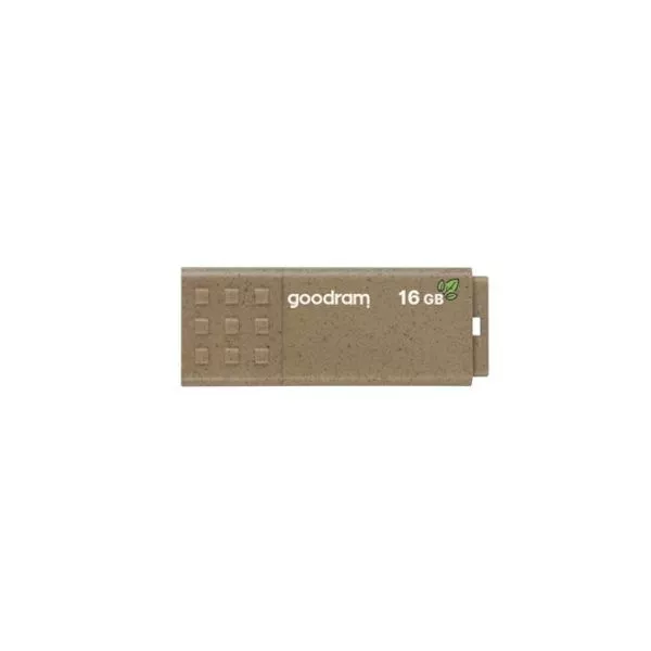 16GB USB3.0  Goodram UME3 Eco Friendly, Plastic, Housing made of 100% degradable materials, Anti-slip design (Read 60 MByte/s, Write 20 MByte/s)