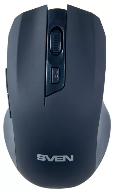 Mouse Wireless SVEN RX-350, Black, USB, weight 80g