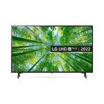 43" LED TV LG 43UQ80006LB, Black (3840x2160 UHD, SMART TV, DVB-T2/C/S2)