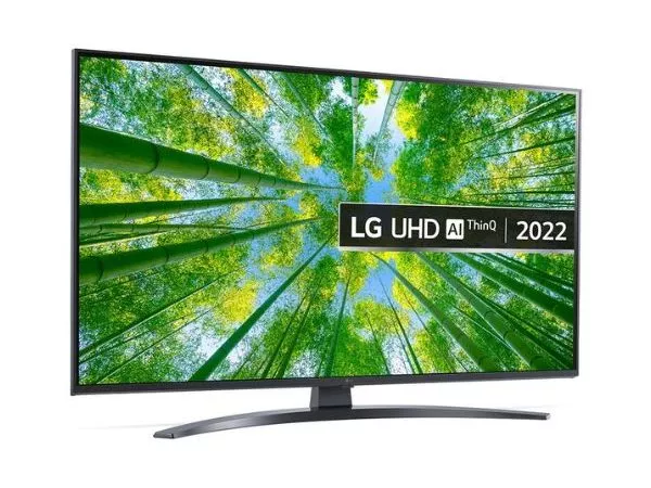 43" LED TV LG 43UQ81006LB, Black (3840x2160 UHD, SMART TV, DVB-T2/C/S2)