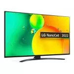 143959 55" LG 55NANO766QA, Black (3840x2160 UHD, SMART TV, DVB-T/T2/C/S2)