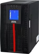 UPS PowerCom MAC-1000, Tower, 1000VA/1000W, Online, LCD, USB,SNMP SLOT, Ex. Batt. Connector, 2xShuko