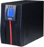 UPS PowerCom MAC-1000, Tower, 1000VA/1000W, Online, LCD, USB,SNMP SLOT, Ex. Batt. Connector, 2xShuko