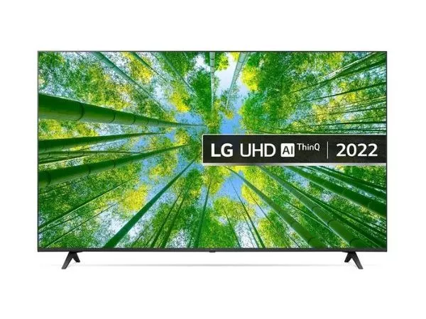 50" LED TV LG 50UQ80006LB, Black (3840x2160 UHD, SMART TV, DVB-T2/C/S2)