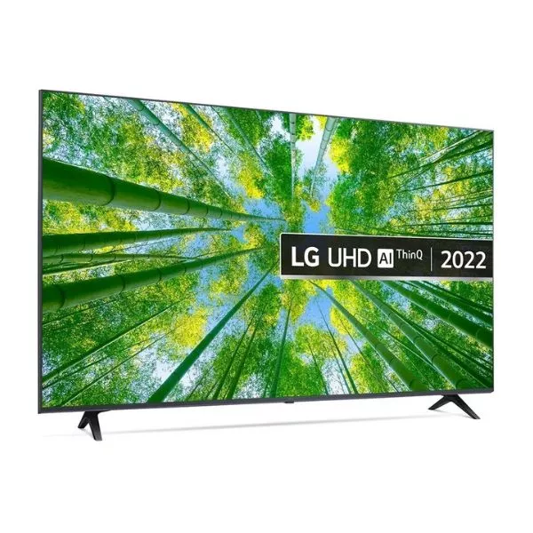 50" LED TV LG 50UQ80006LB, Black (3840x2160 UHD, SMART TV, DVB-T2/C/S2)
