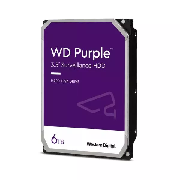 3.5" HDD 6.0TB Western Digital WD63PURZ Caviar® Purple™, CMR Drive, 5400rpm, 256MB, SATAIII фото